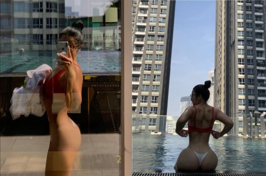 Chịch em mông căng doggy hơi đau