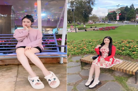 Hai lỗ bị nhồi đầy làm em tuôn nước dâm lênh láng