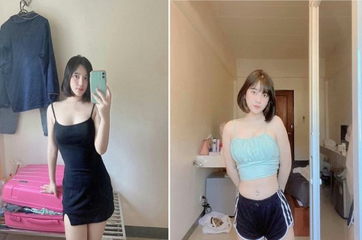 Tóc ngắn cute lén lút ngủ với bạn cùng công ty